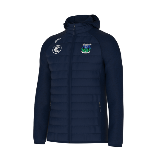 Ballina Camogie Navy Hooded Hybrid