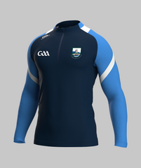 Carrick + Riverstown GAA 1/4 Zip Navy Sky Blue