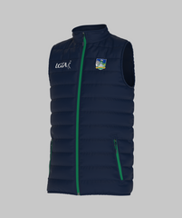 Kids Limerick LGFA Navy Green Gilet