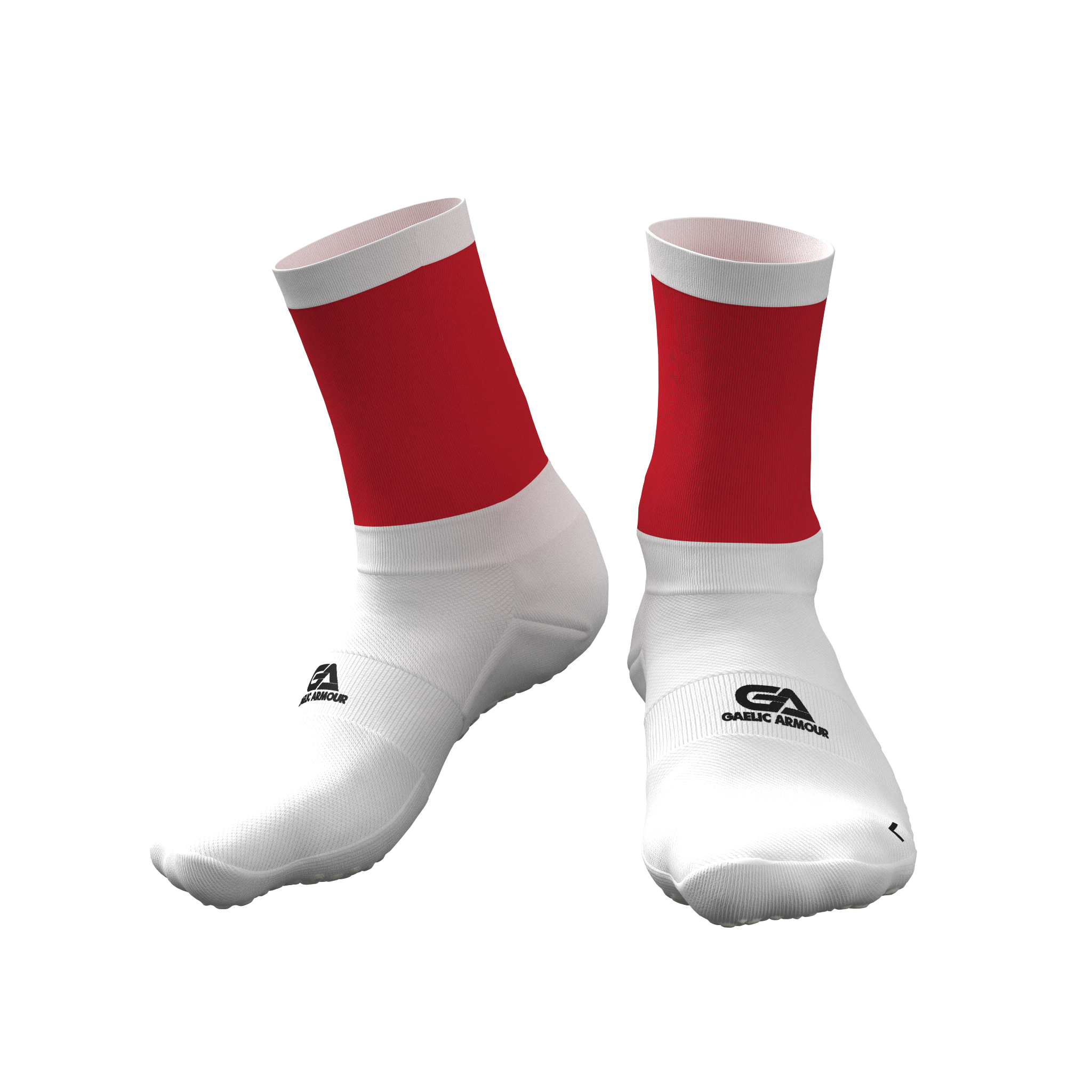 Grip GAA Midi  Sock Red White