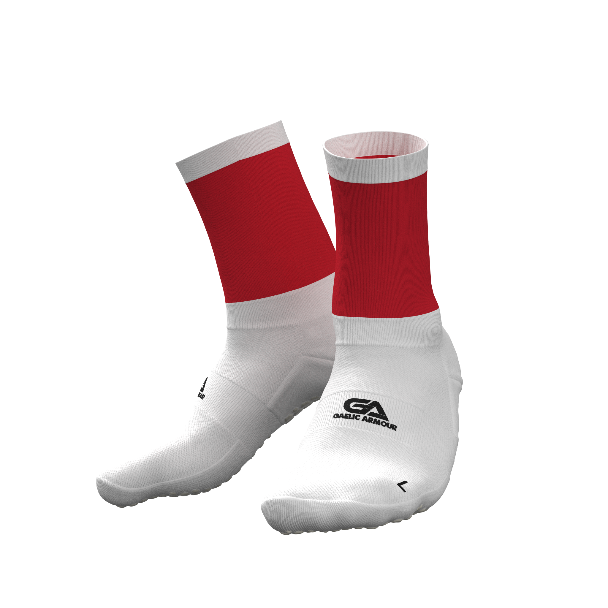 Grip GAA Midi  Sock Red White