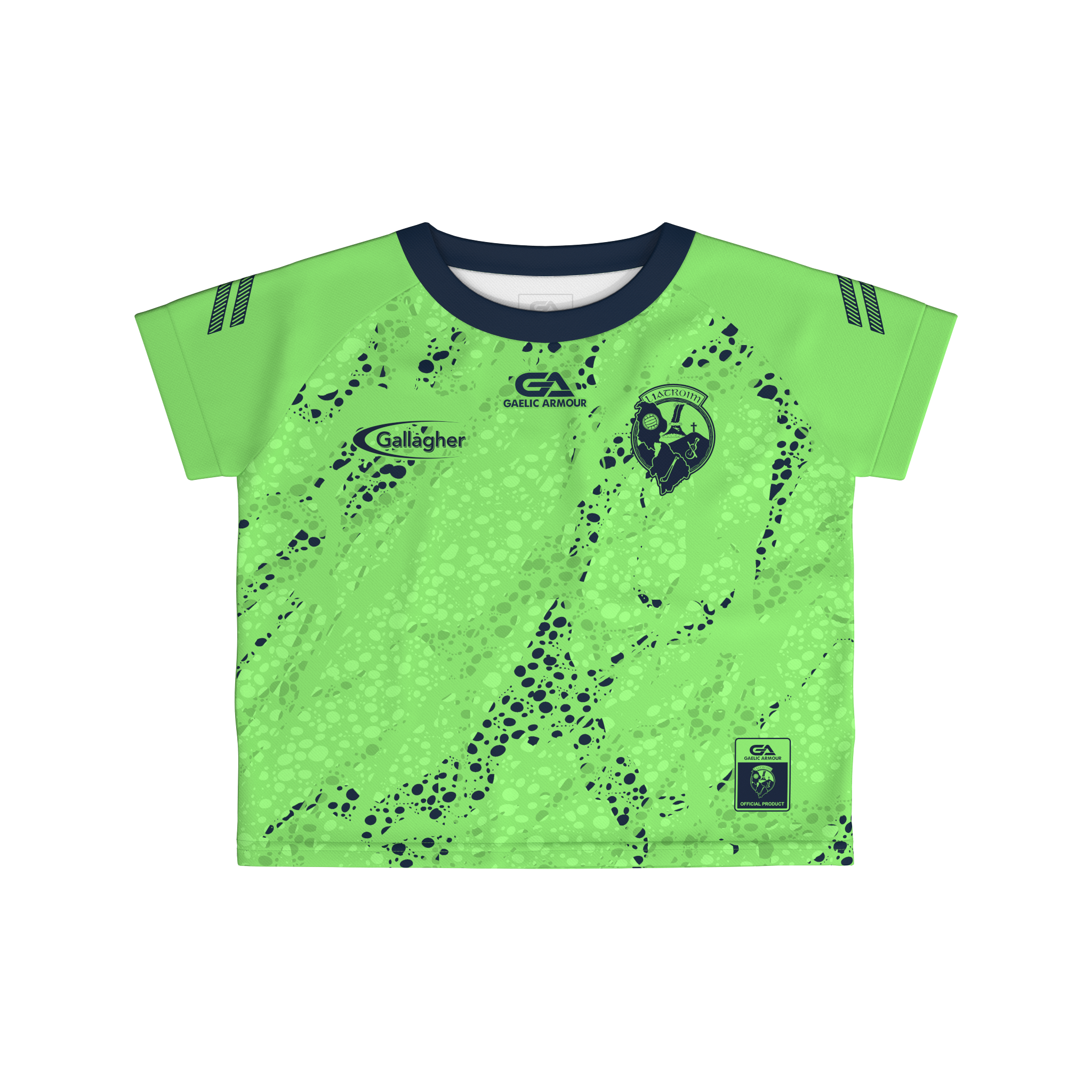 Leitrim GAA  Kids Training Jersey 2025 Lime