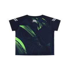 Leitrim GAA  Kids Training Jersey Navy Lime 2025