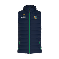 Leitrim GAA Navy Green Hooded Gilet