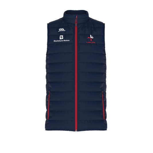 Kids Louth LGFA Navy Red Core Gilet