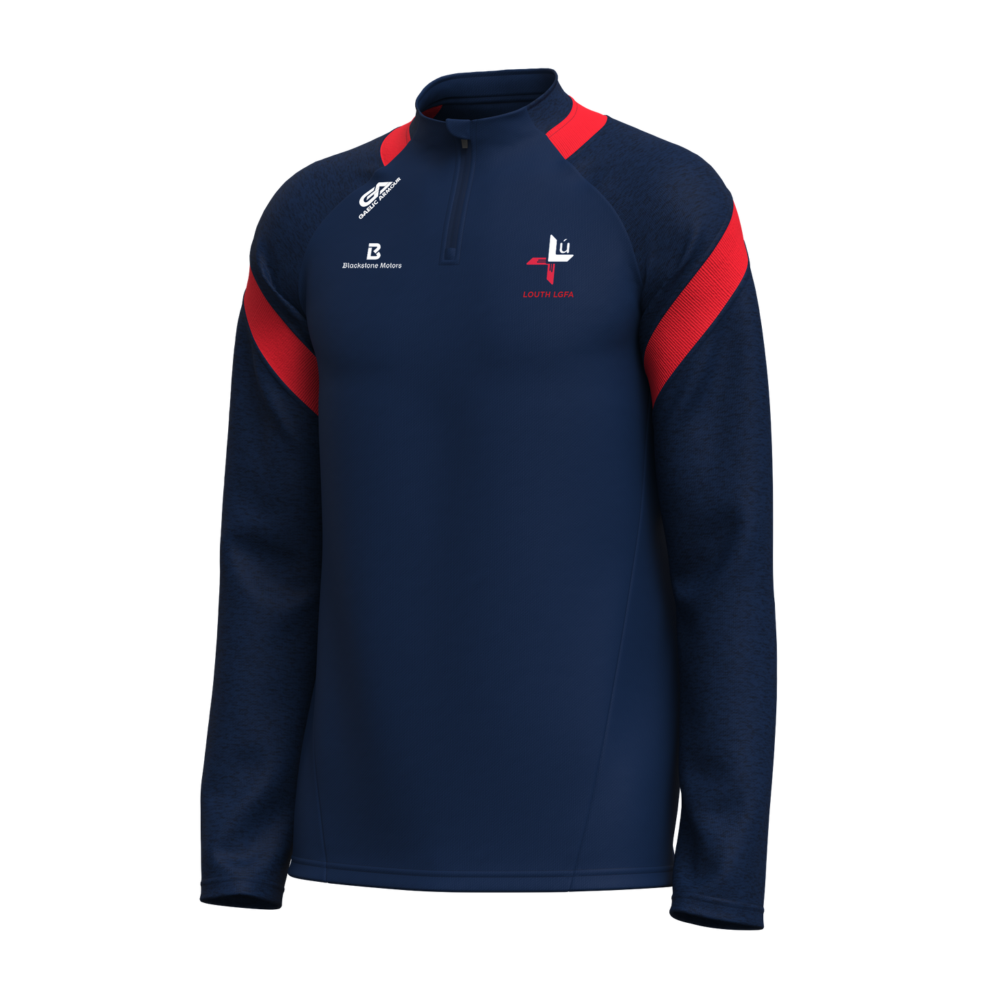 Louth LGFA Navy Red Culainn Half Zip