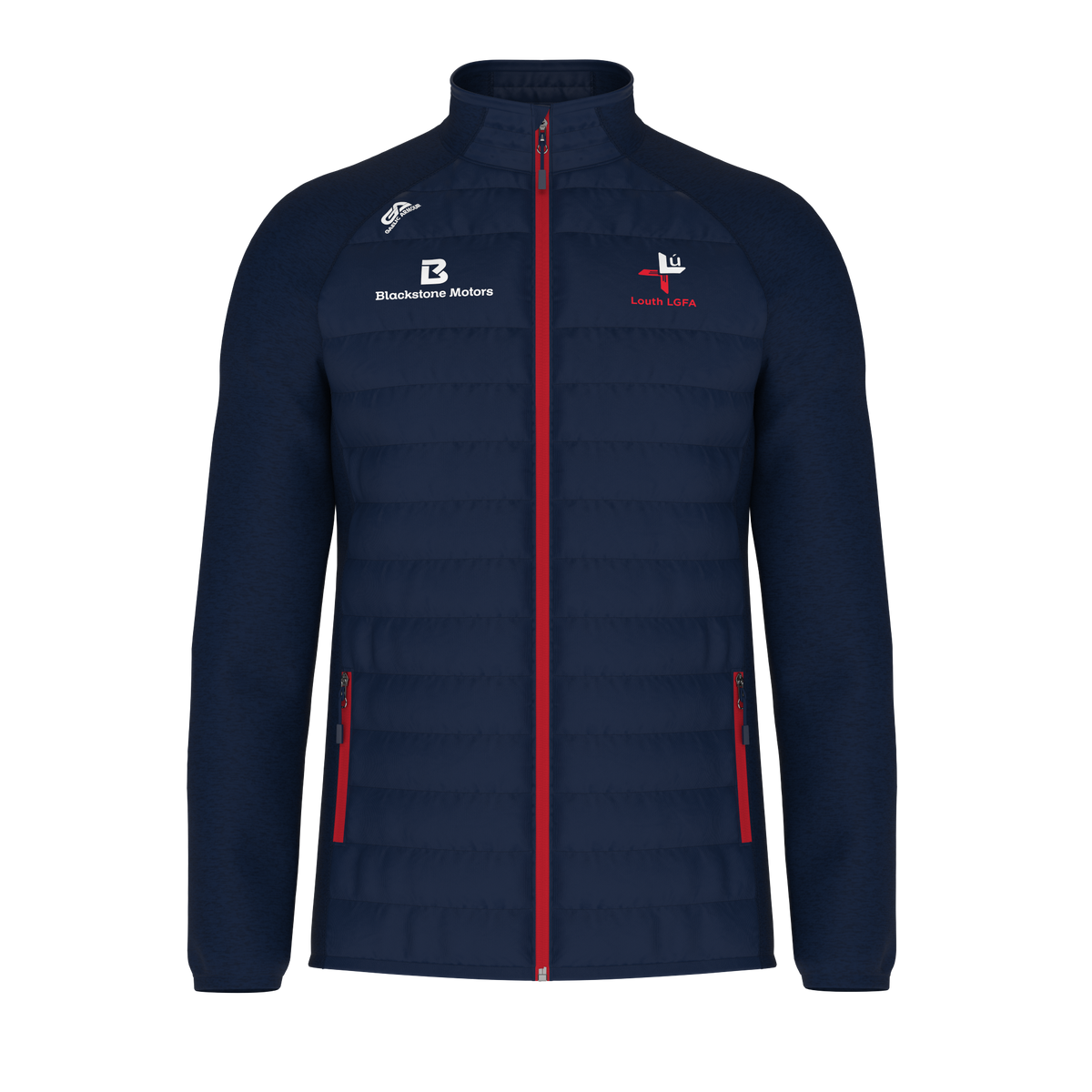 Louth LGFA Navy Red Core Hybrid Jacket