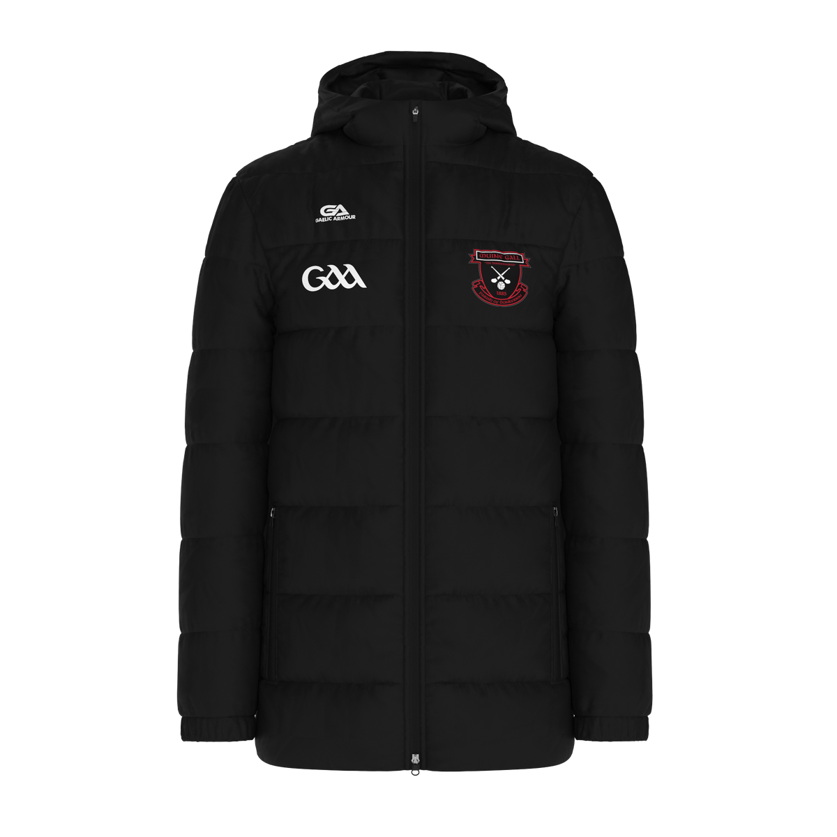 Moneygall GAA Hooded Padded Parka Black