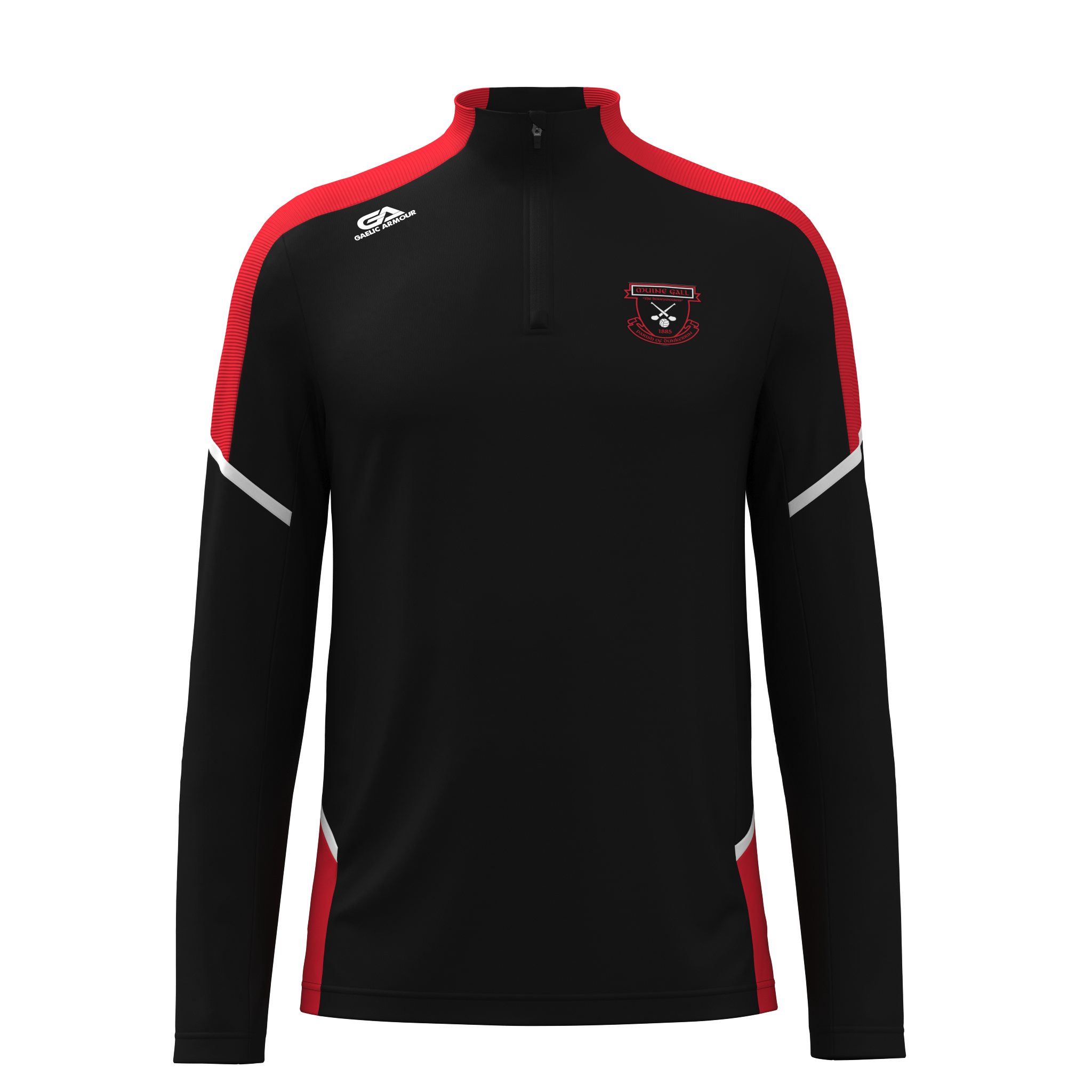 Moneygall GAA Adult Revive Half Zip Black