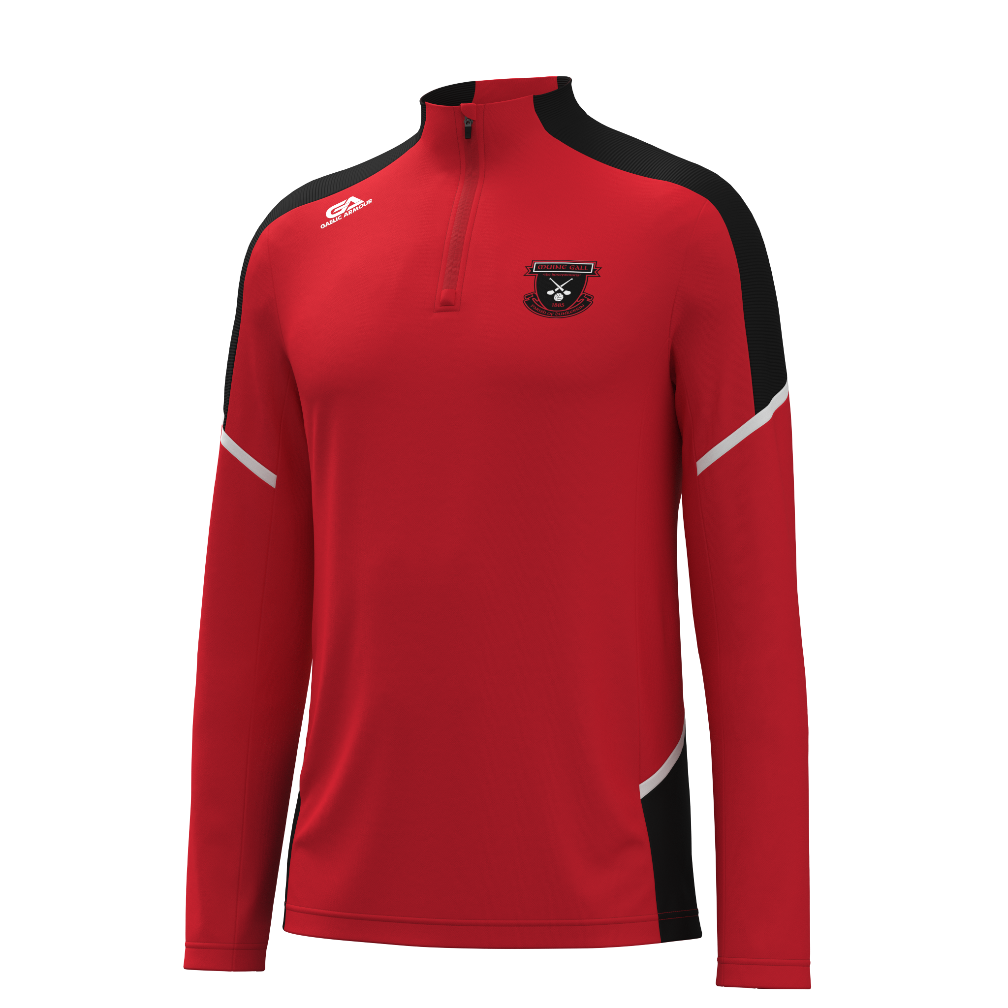 Moneygall GAA Adult Revive Half Zip Red