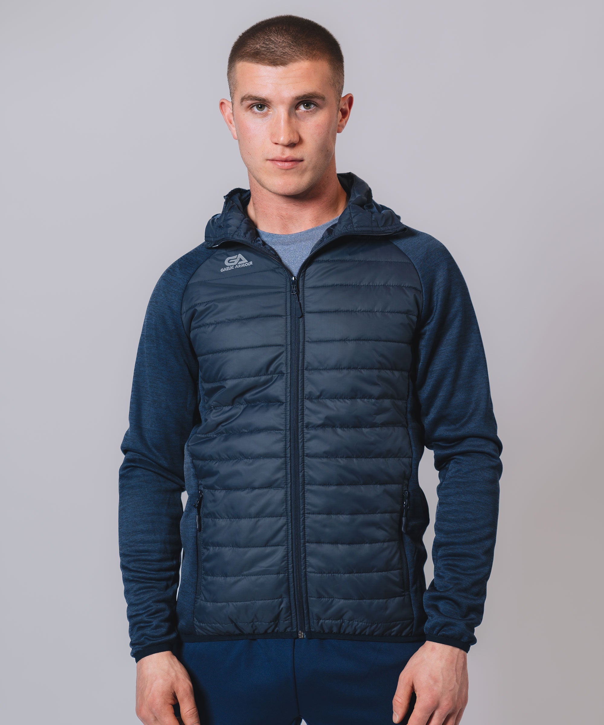 Kids Core Navy Hooded Hybrid