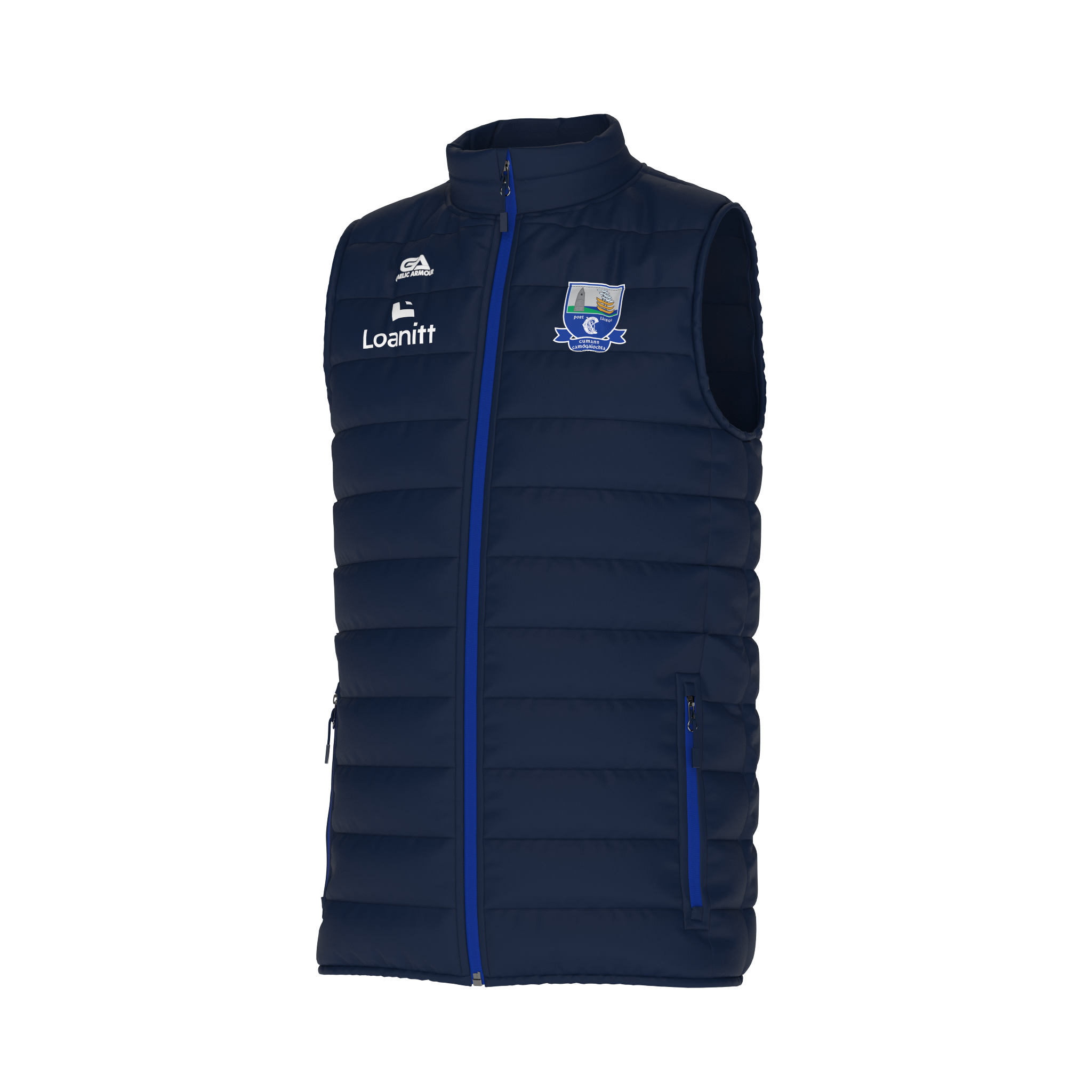 Waterford Camogie Navy Royal Gilet