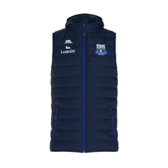 Waterford Camogie Navy Royal Hooded Gilet