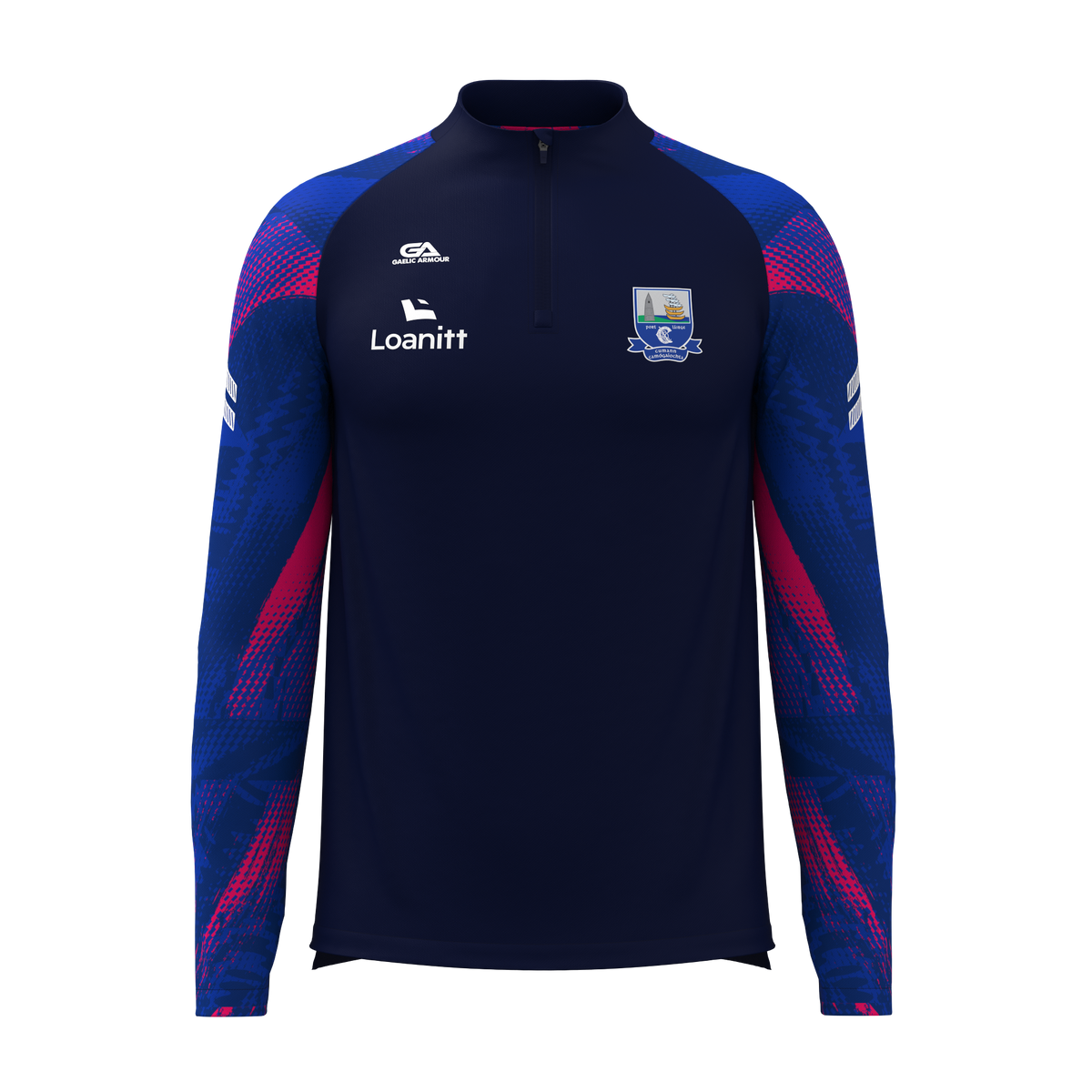 Waterford Camogie Custom 1/2 Zip Navy