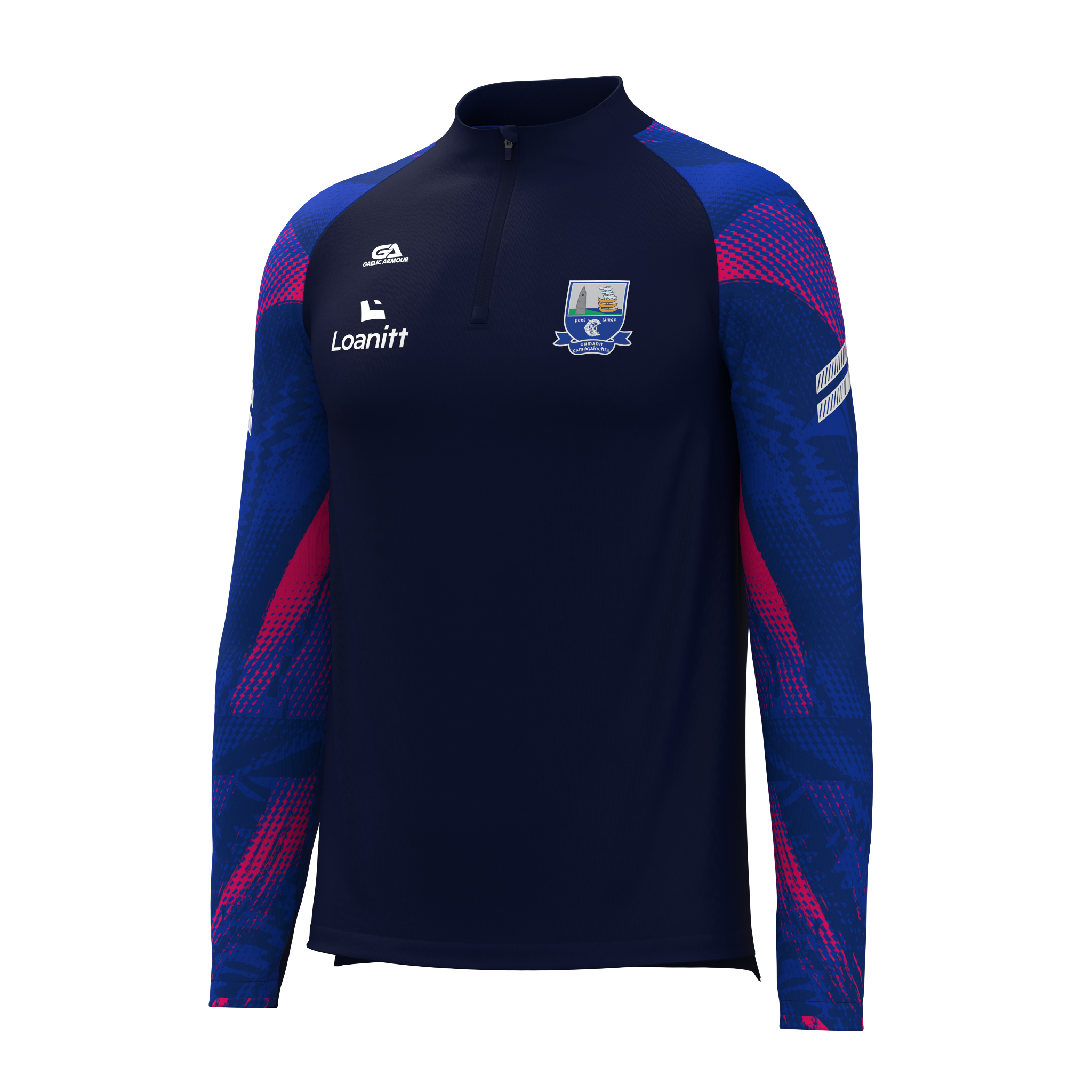 Waterford Camogie Custom 1/2 Zip Navy