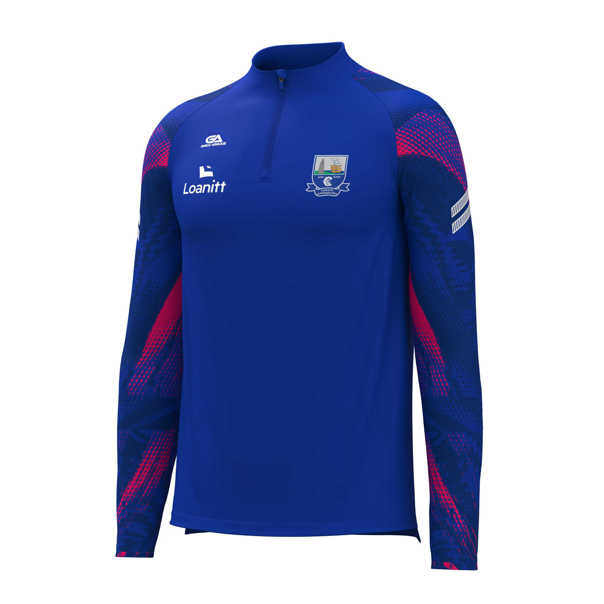 Waterford Camogie Custom 1/2 Zip Royal