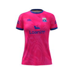 Waterford Camogie Custom Training Jersey Ladies Fit Pink