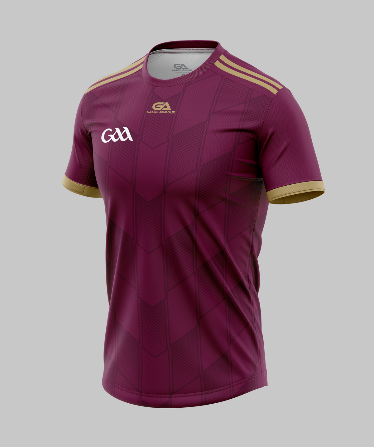 GAA Training Jersey 2204 Maroon Gold