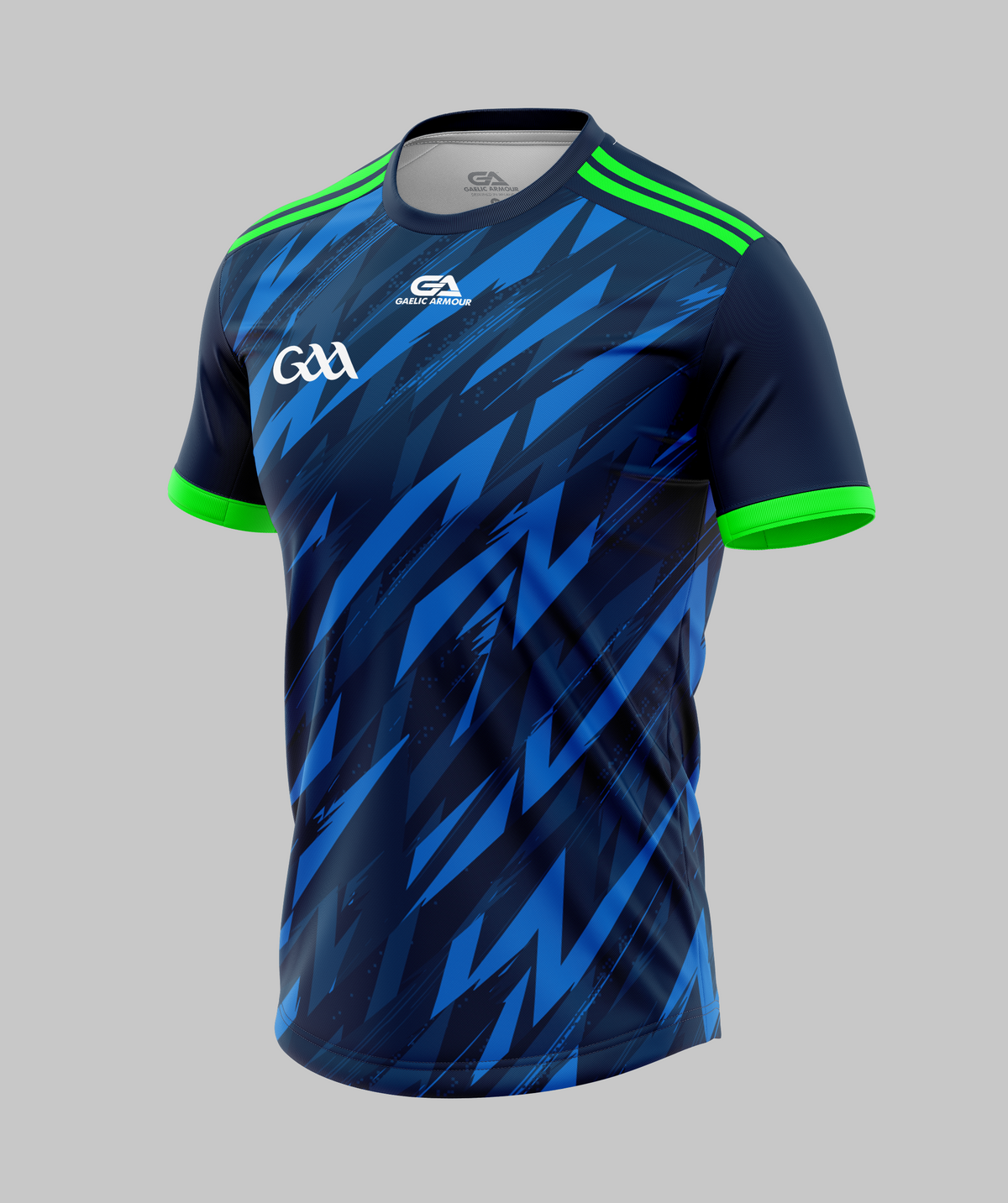 Kids GAA Training Jersey 2201 Navy Fluro