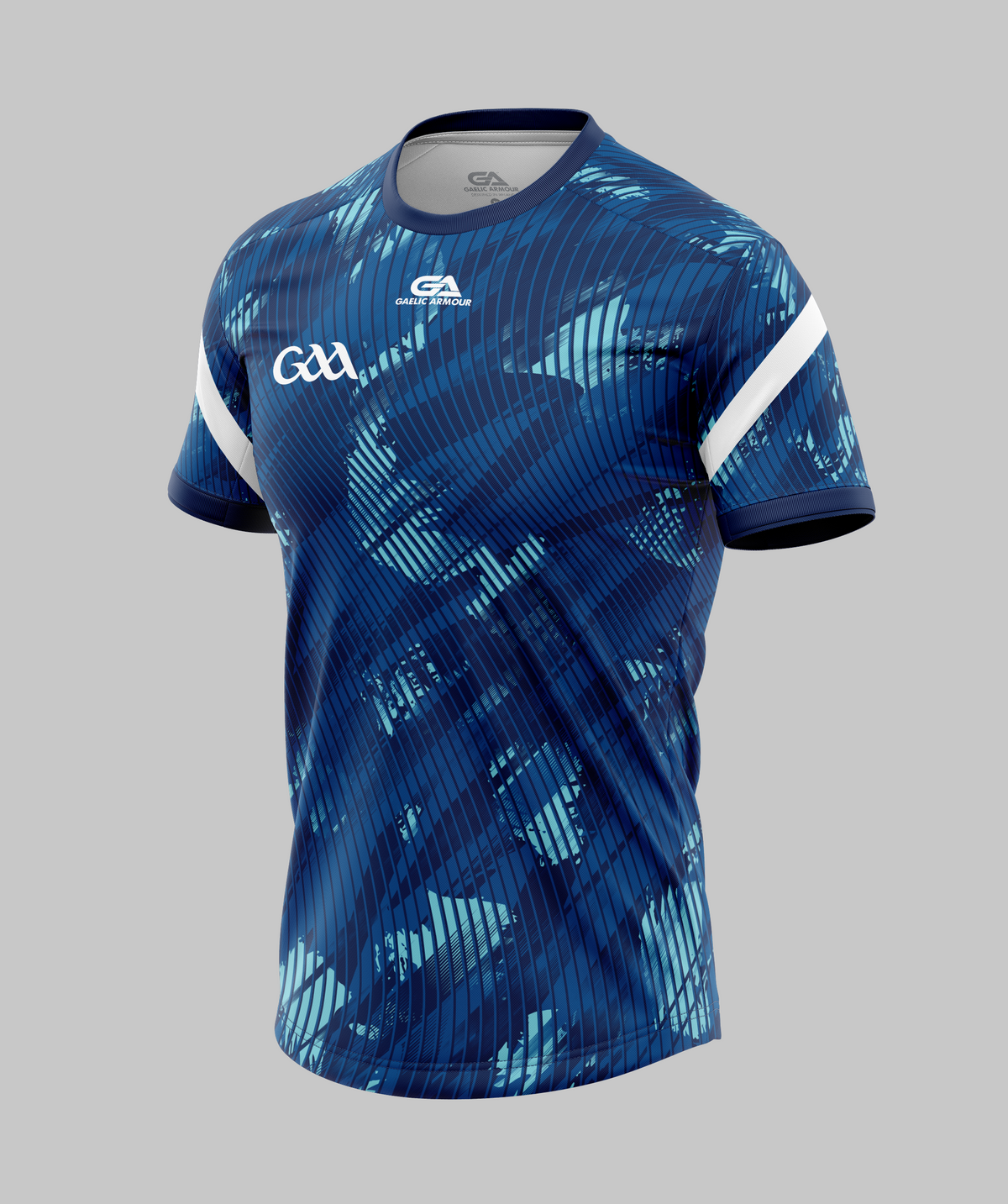 GAA Training Jersey 2202 Navy Cyan