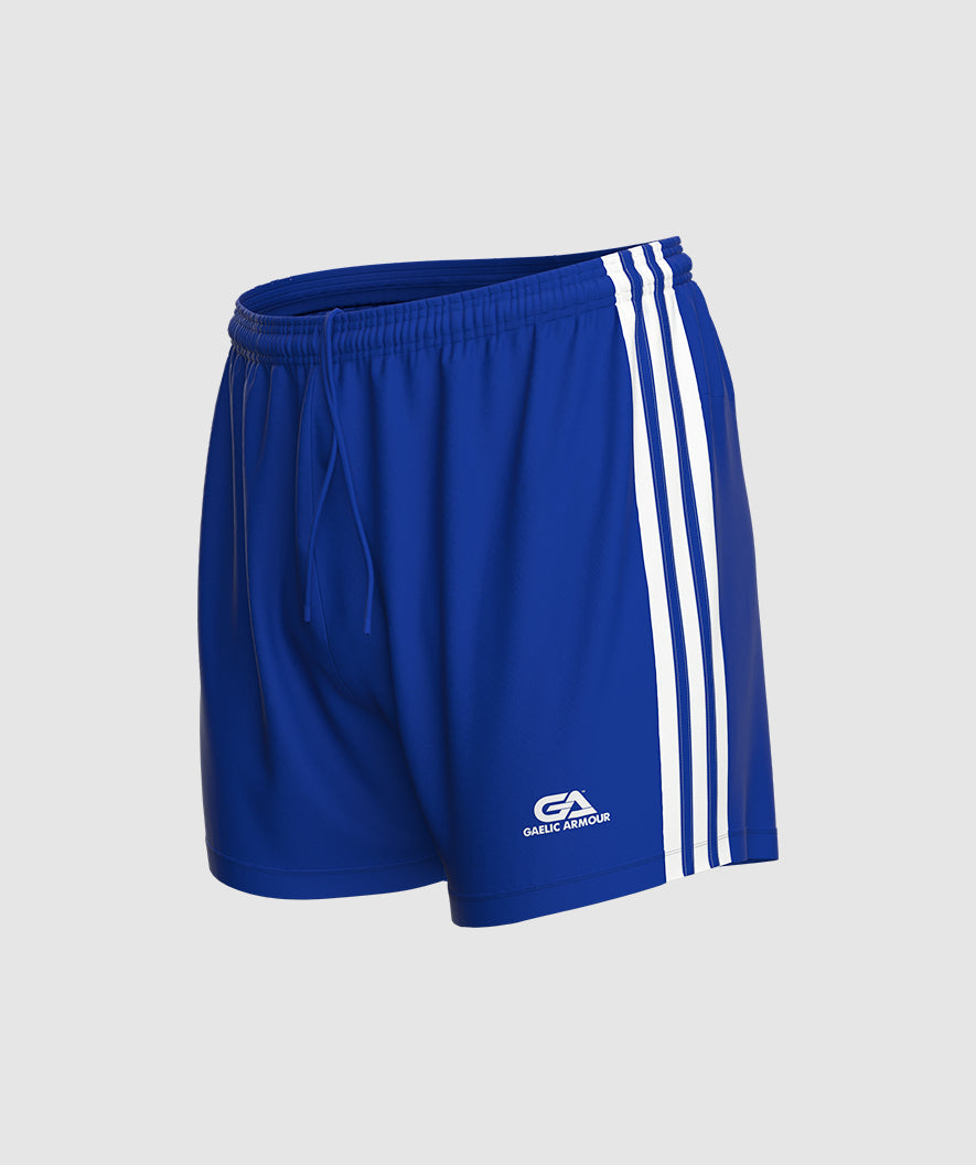 GAA Official Match Shorts Royal White