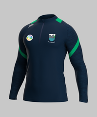 Cahir Camogie 1/4 Zip Navy Marl Green