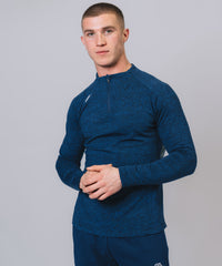 Core 1/4 Zip Navy Marl