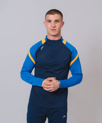 Culainn 1/4 Zip Navy Royal Amber