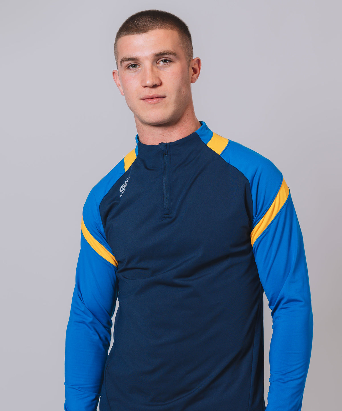 Culainn 1/4 Zip Navy Royal Amber