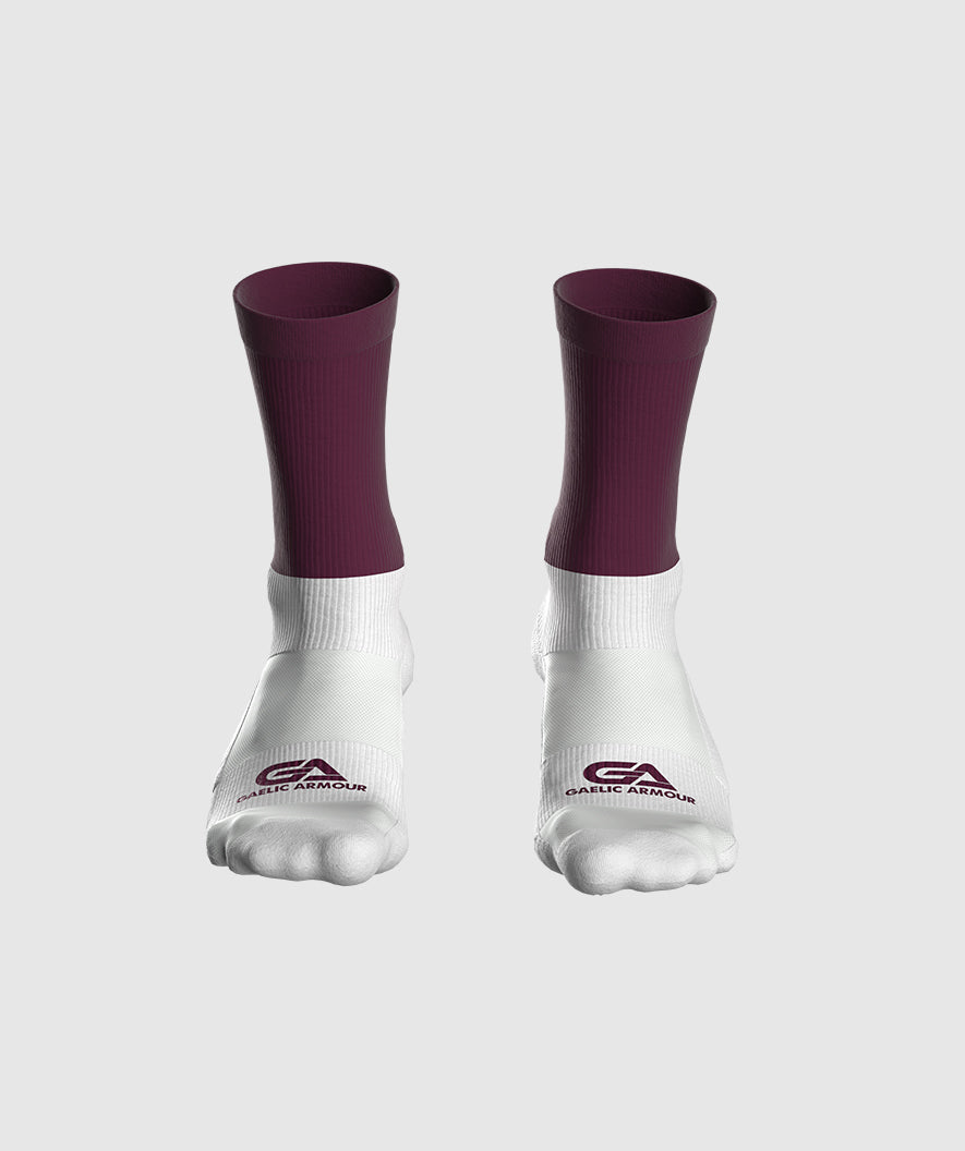 Kids GAA Midi Socks Maroon