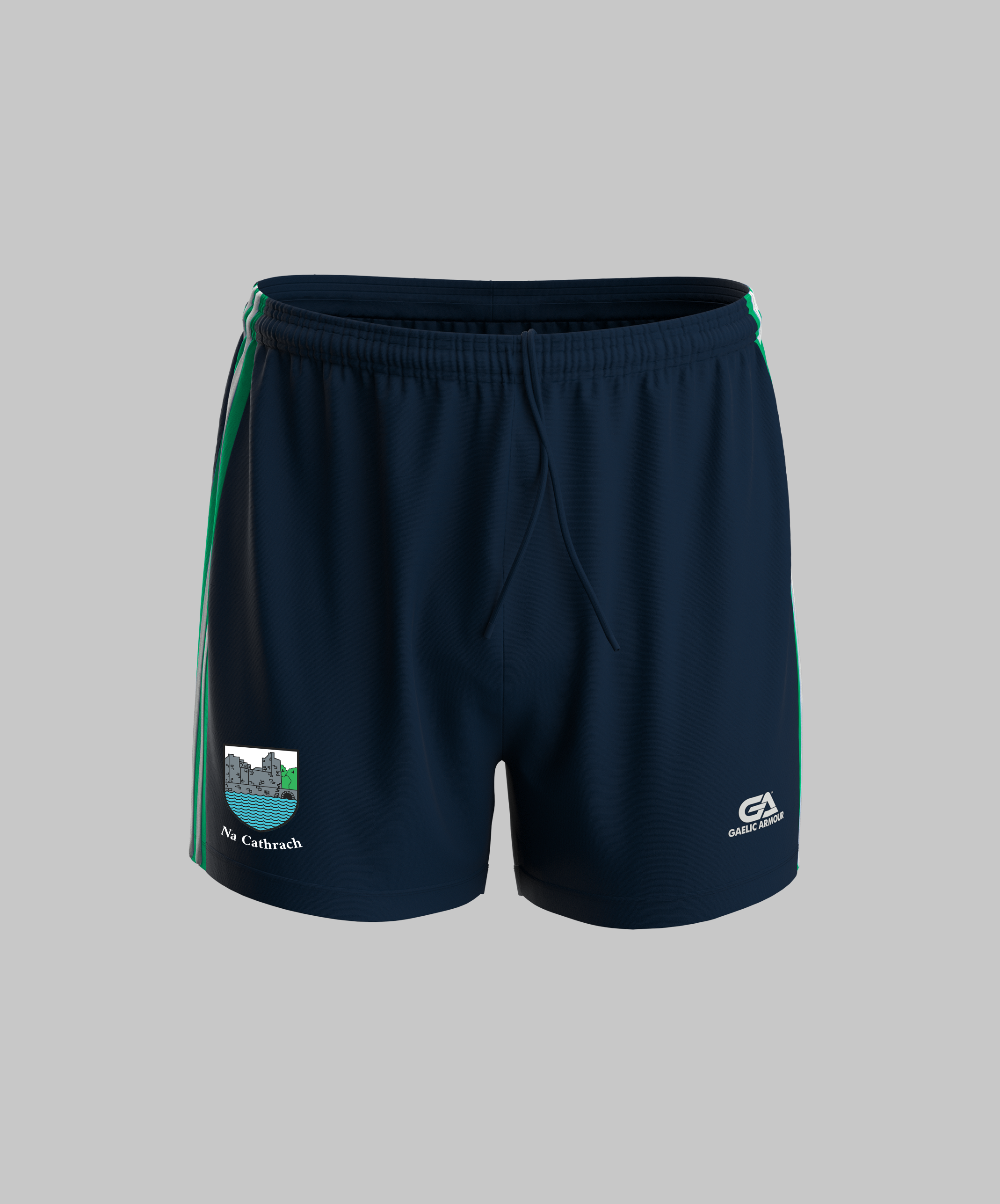 Kids Cahir Match Shorts Navy Green