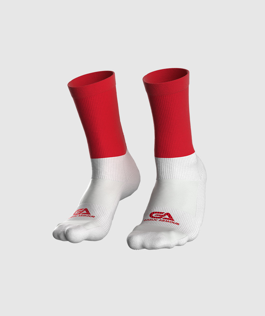 GAA Midi Socks Red