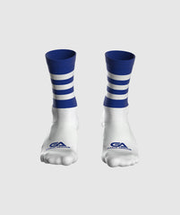 Kids GAA Midi Socks Royal White Hoops